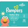Pampers Baby Dry Diapers Size 2 180’s