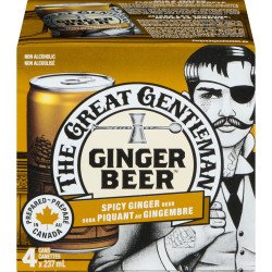 The Great Gentleman Spicy Ginger Beer 4 x 237 ml
