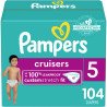 Pampers Cruisers Diapers Size 5 104’s