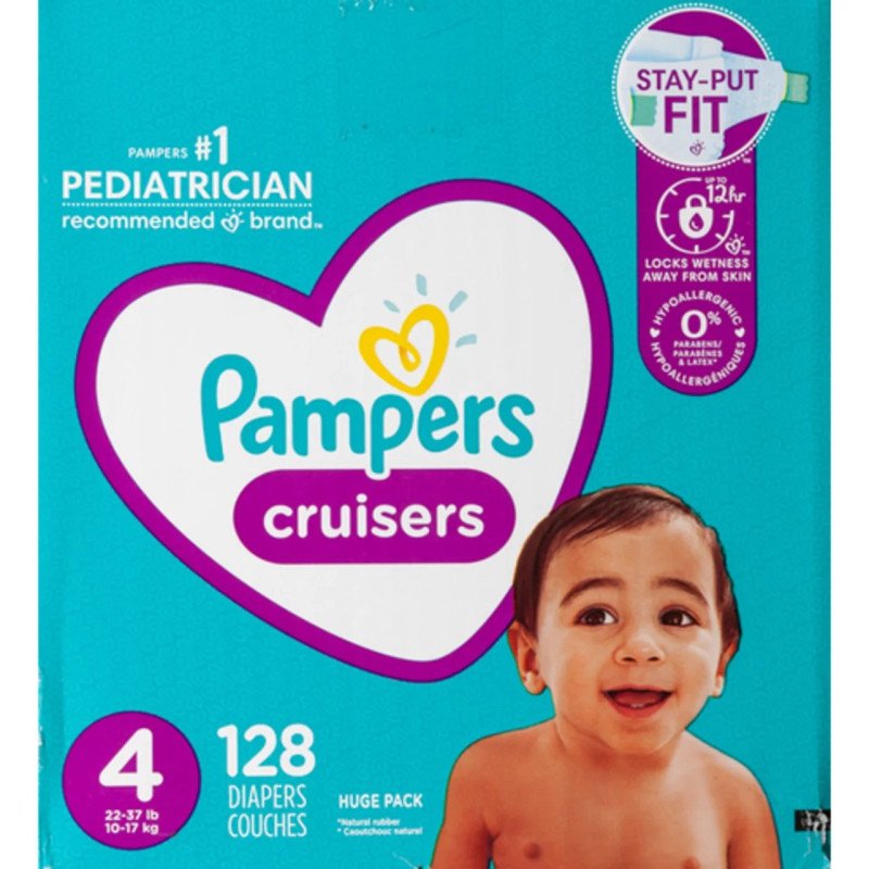 Pampers Cruisers Diapers Size 4 128's