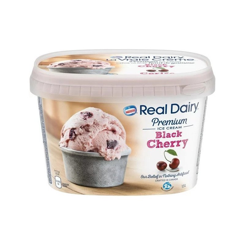 Nestle Real Dairy Ice Cream Black Cherry 1.5 L