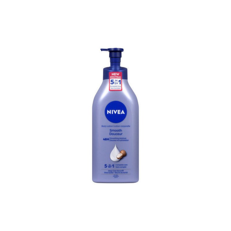 Nivea Smooth Replenishing Shea Butter Body Lotion for Dry Skin 625 ml