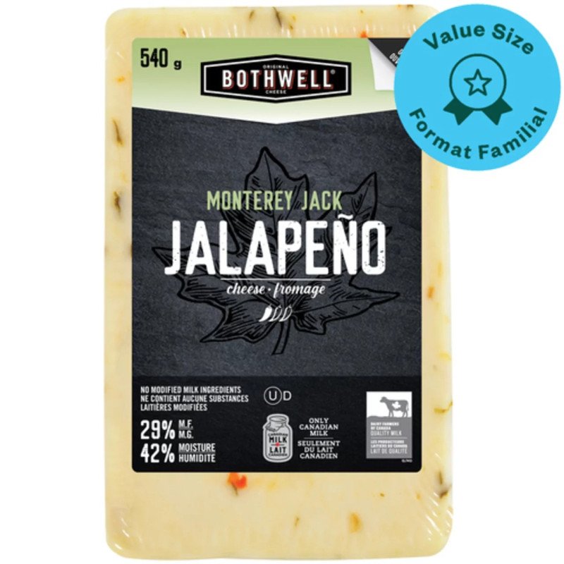 Bothwell Monterey Jack Jalapeno Cheese 540 g