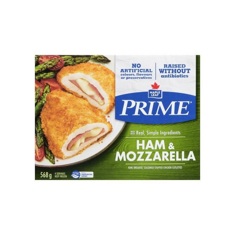 Maple Leaf Prime Ham & Mozzarella Stuffed Chicken Breast 568 g