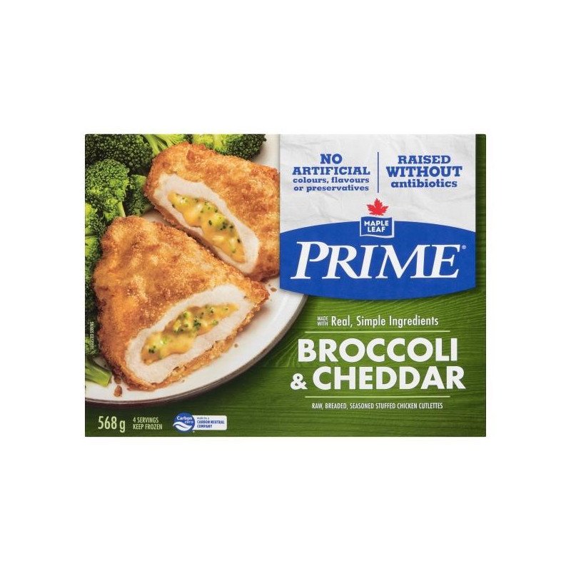 Maple Leaf Prime Broccoli & Cheddar Stuffed Chicken Breast 568 g