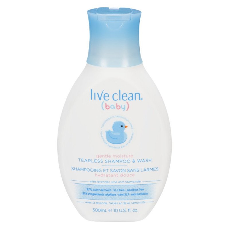 Live Clean Baby Tearless Shampoo & Wash 300 ml