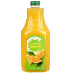 Compliments Orange Juice...