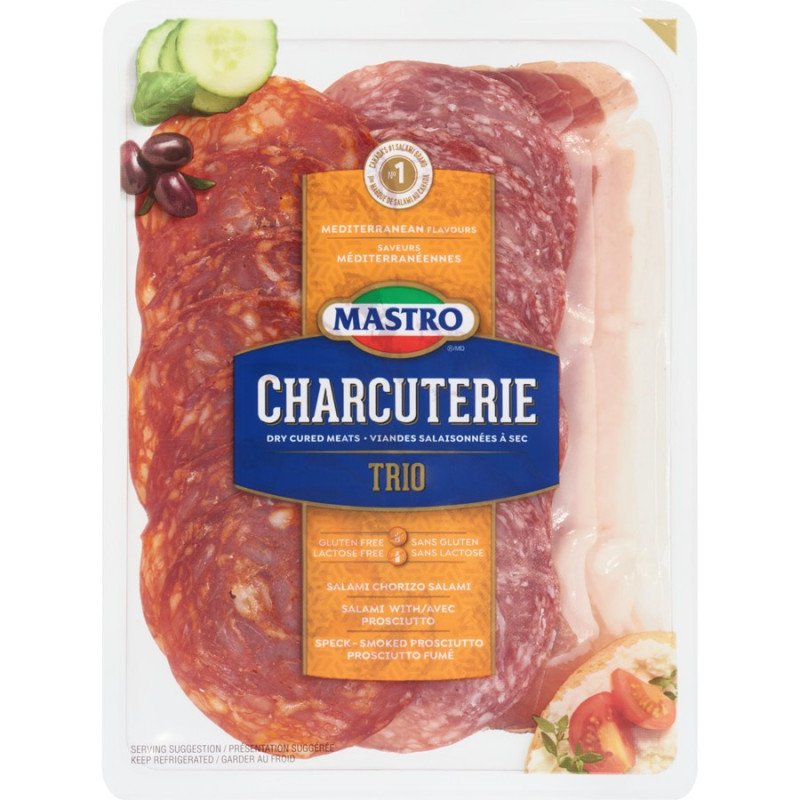 Mastro Charcuterie Trio Mediterranean Style 150 g