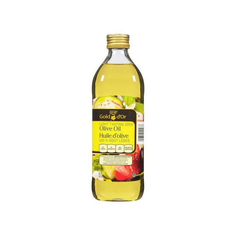Co-op Gold Light Tasting 100% Olive Oil 1 L