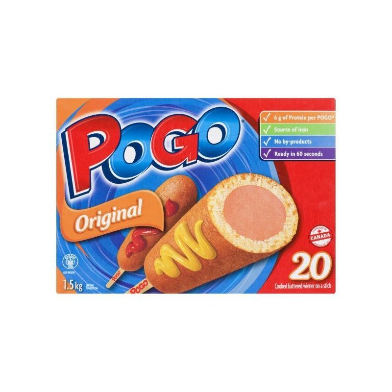 Pogo Corn Dogs Original 20's 1.5 kg