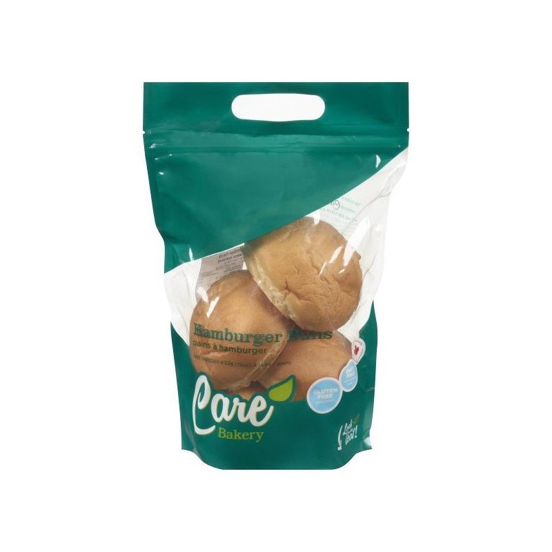 Care Bakery Gluten Free Hamburger Buns 432 g