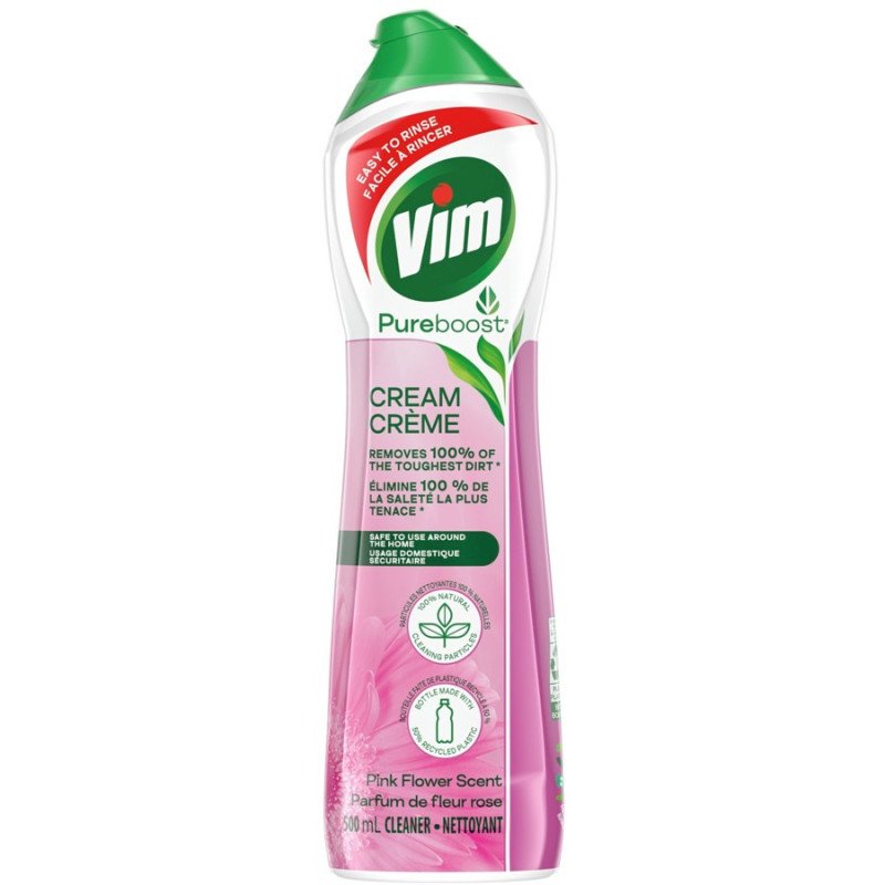 Vim Liquid Cream Cleaner Pink Flower 500 ml