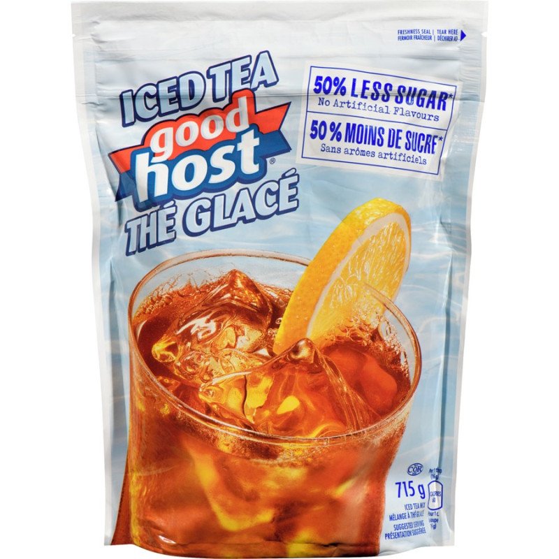 Good Host Less Sugar Iced Tea Mix 715 g