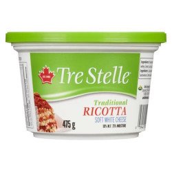 TreStelle Ricotta Cheese 475 g