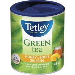 Tetley Green Tea Honey Lemon Ginseng 24's