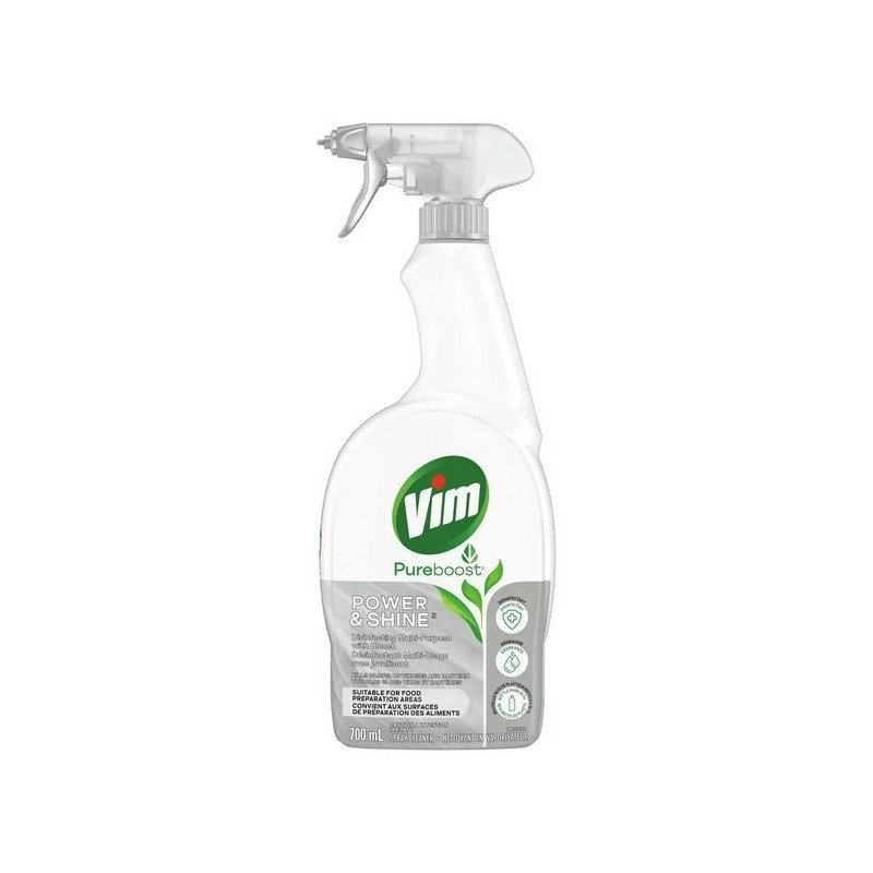 Vim Power & Shine Bathroom Cleaner Spray with Bleach 700 ml