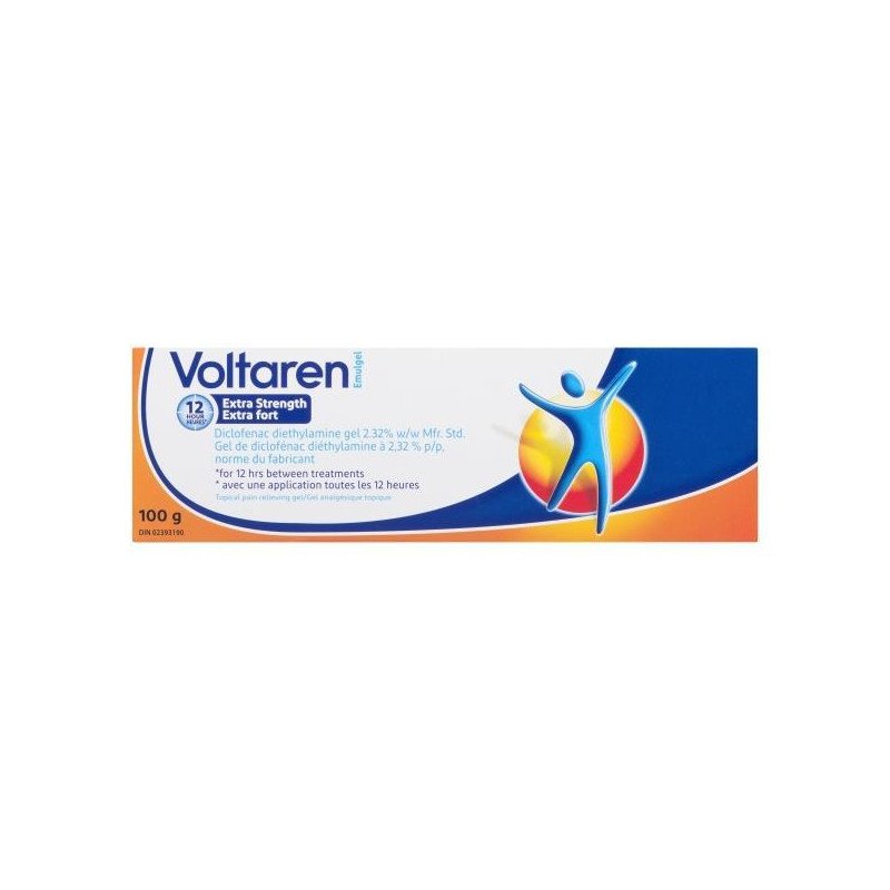 Voltaren Emulgel Topical Pain Relieving Gel Extra Strength 100 g