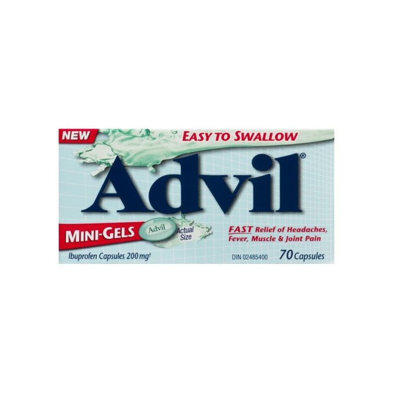 Advil Mini-Gels 200 mg Capsules 70’s