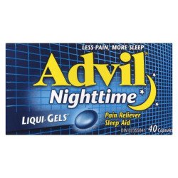 Advil Nighttime Liquid Gels 40's
