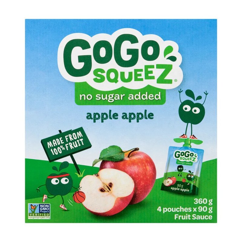 GoGo Squeez Apple Apple 4 x 90 g