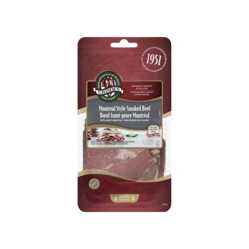 Grimm’s Montreal Style Smoked Beef 125 g