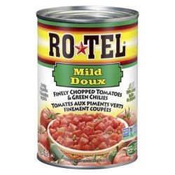 Rotel Mild Finely Chopped Tomatoes & Green Chilies 284 ml