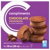 Compliments Chocolate Stroopwafel Ice Cream Sandwiches 4 x 100 ml