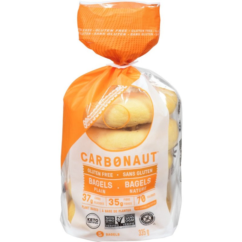 Carbonaut Gluten-Free Bagels Plain 335 g