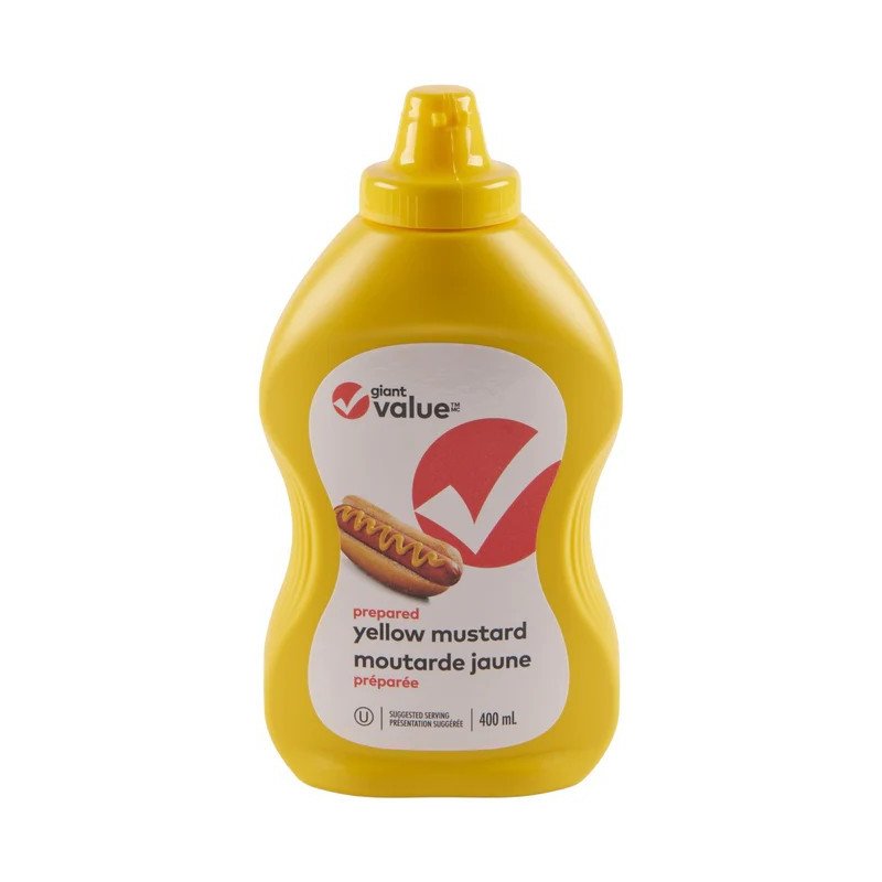 Giant Value Prepared Yellow Mustard 400 ml