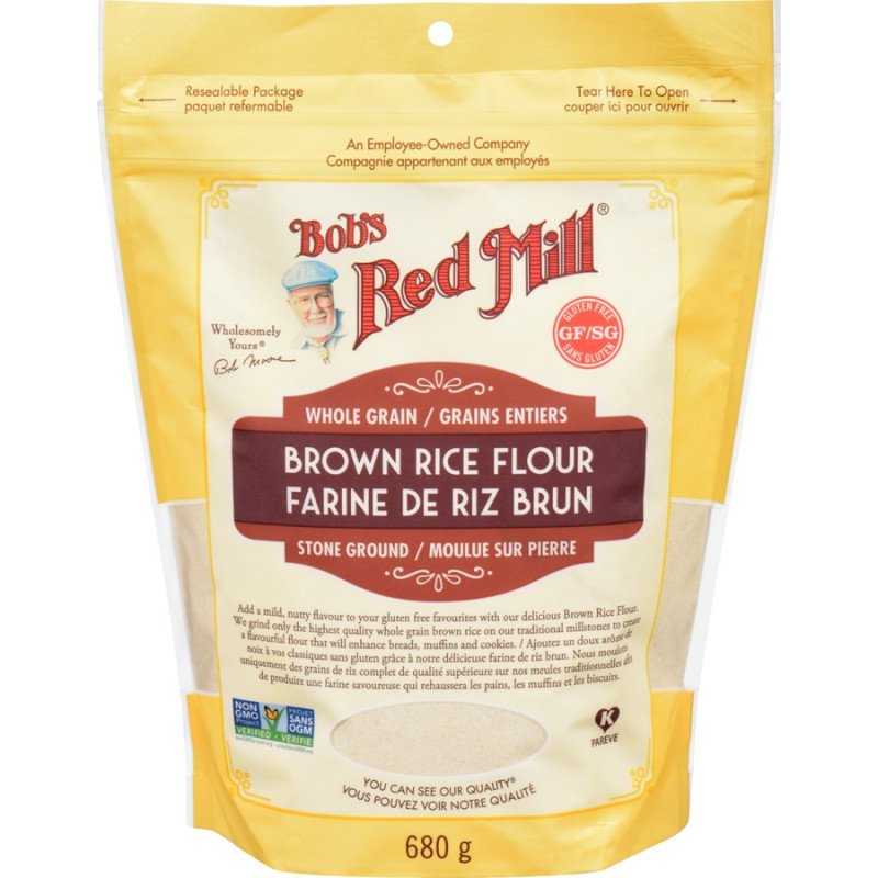 Bob’s Red Mill Whole Grain Stone Ground Brown Rice Flour 680 g