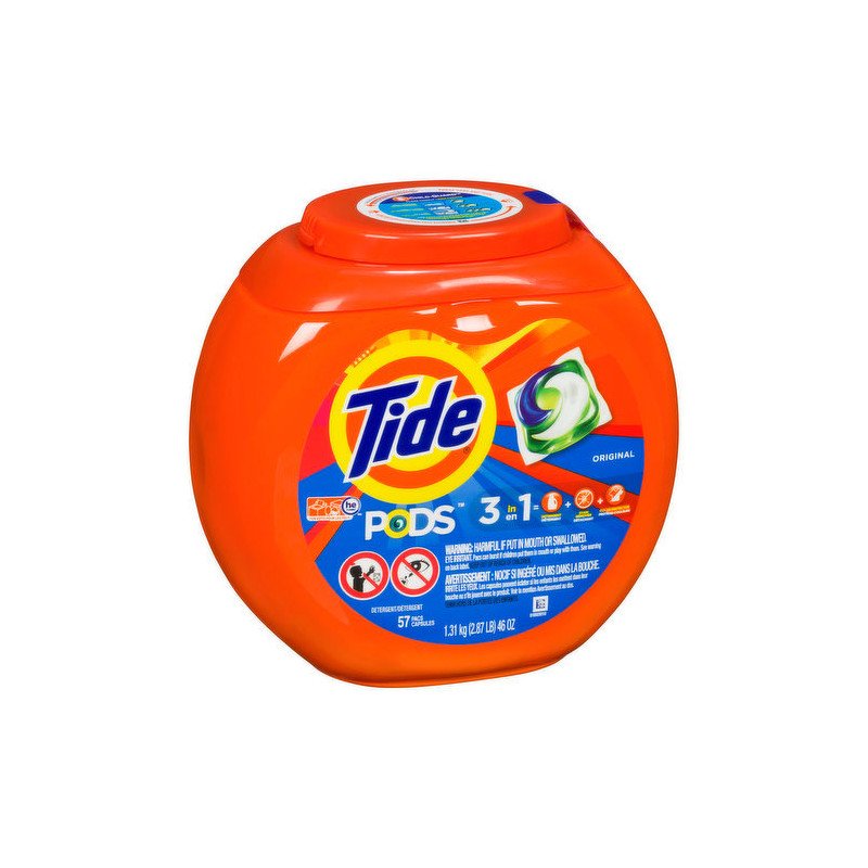 Tide Pods 3-in-1 Laundry Detergent Original 1.44 kg