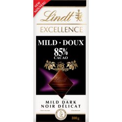 Lindt Excellence Mild 85% Cocoa Dark Chocolate 100 g