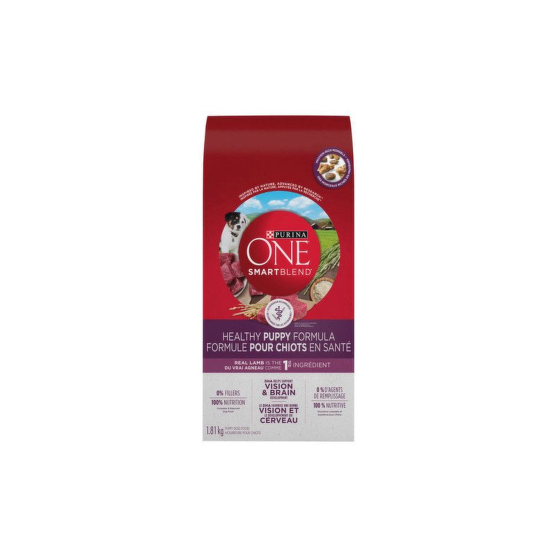 Purina One Puppy Formula Dog Food Real Lamb 1.81 kg