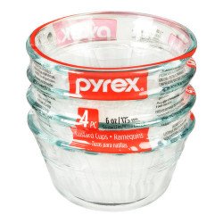Pyrex Custard Cup 6 oz Set 4’s