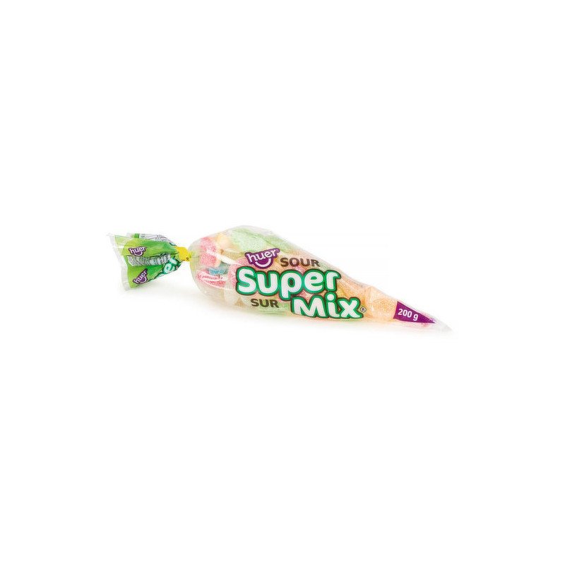 Huer Sour Super Mix Candy Cone 200 g