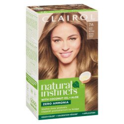 Clairol Natural Instincts Semi Permanent Vegan Hair Dye 7A Dark Cool Blonde each