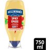 Hellmann's Medium Spicy Mayonnaise Type Dressing with Chili Peppers Big Squeeze 750 ml