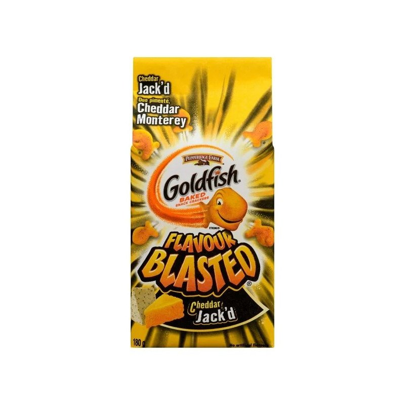 Pepperidge Farm Goldfish Flavour Blasted Cheddar Jack'd Crackers 180 g