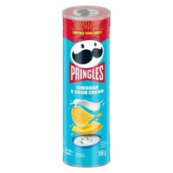 Pringles Limited Edition Potato Chips Cheddar & Sour Cream 156 g