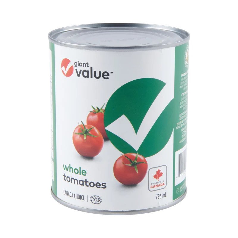 Giant Value Whole Tomatoes 796 ml