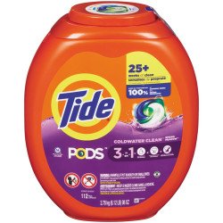 Tide Pods Laundry Detergent Spring Meadow 112’s