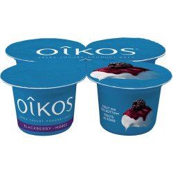 Oikos Yogurt Multipack Blackberry 2% 4 x 100 g
