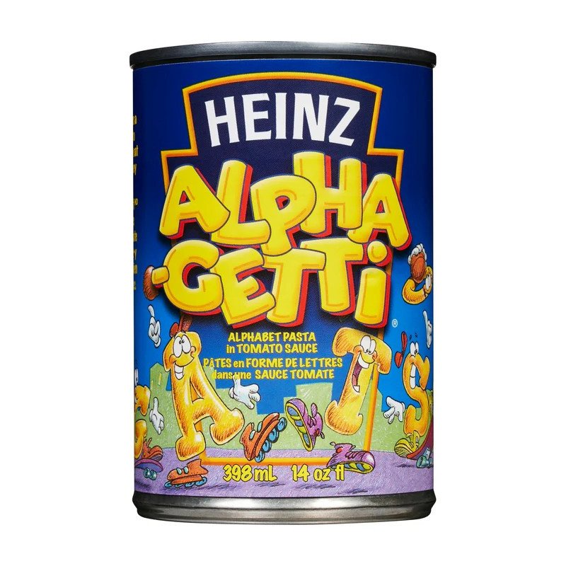 Heinz Canned Pasta Alpha-Getti in Tomato Sauce 398 ml