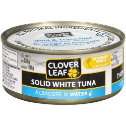 Clover Leaf Solid White Tuna Albacore in Water 170 g