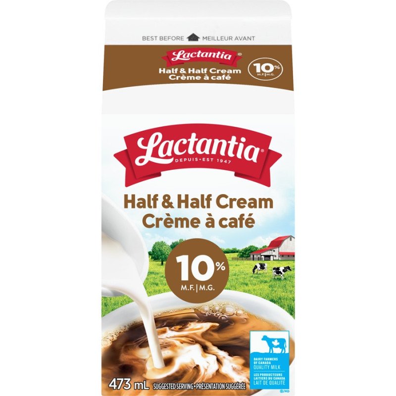 Lactantia Half & Half 10% Cream 473 ml