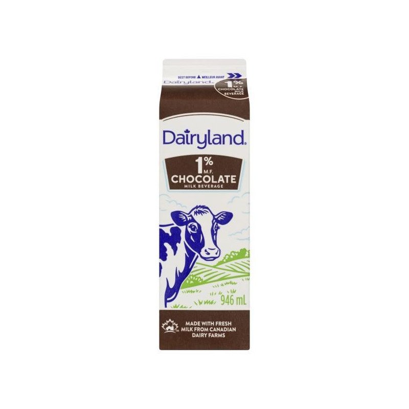 Dairlyland Chocolate Milk 1% 946 ml