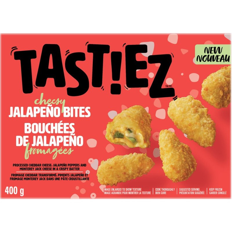 Tast!iez Cheesy Jalapeno Bites 400 g