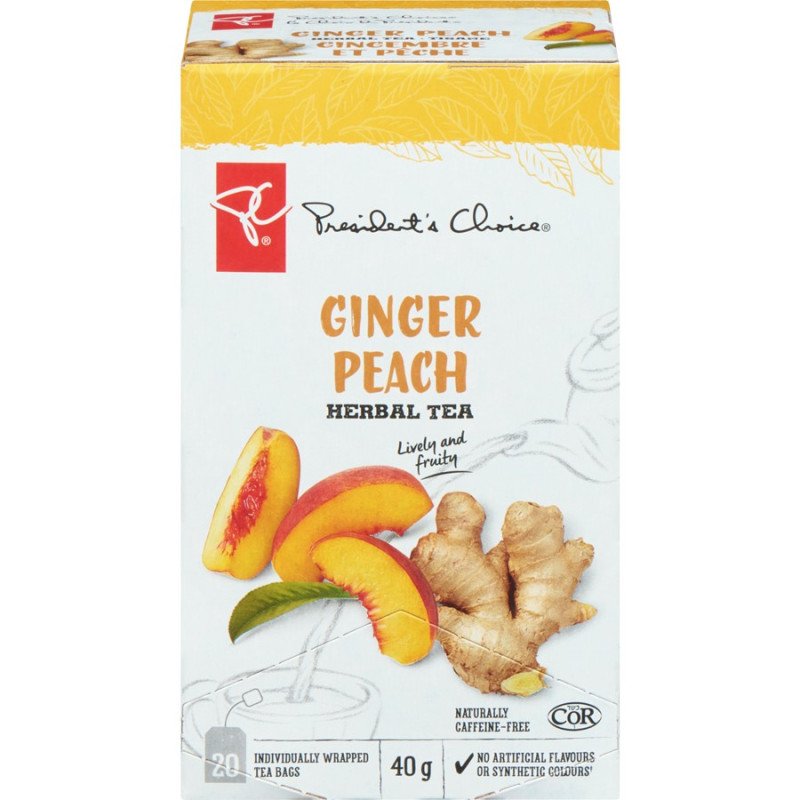 PC Ginger Peach Herbal Tea 20's