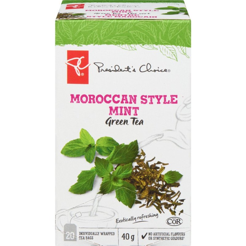 PC Moroccan-Style Mint Green Tea 20's