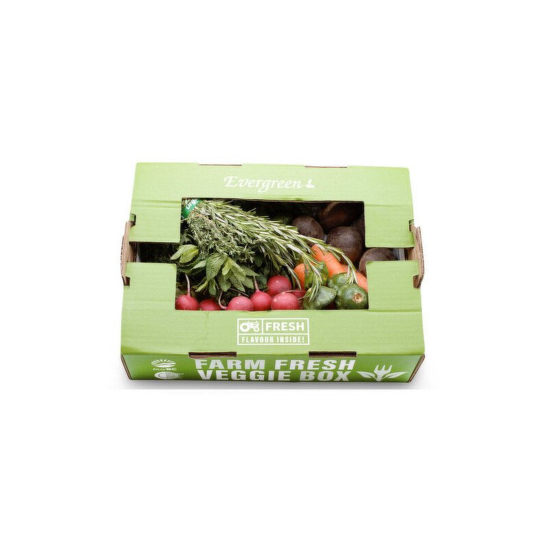Evergreen Herbs Farm Fresh Veggie Box 5 lb